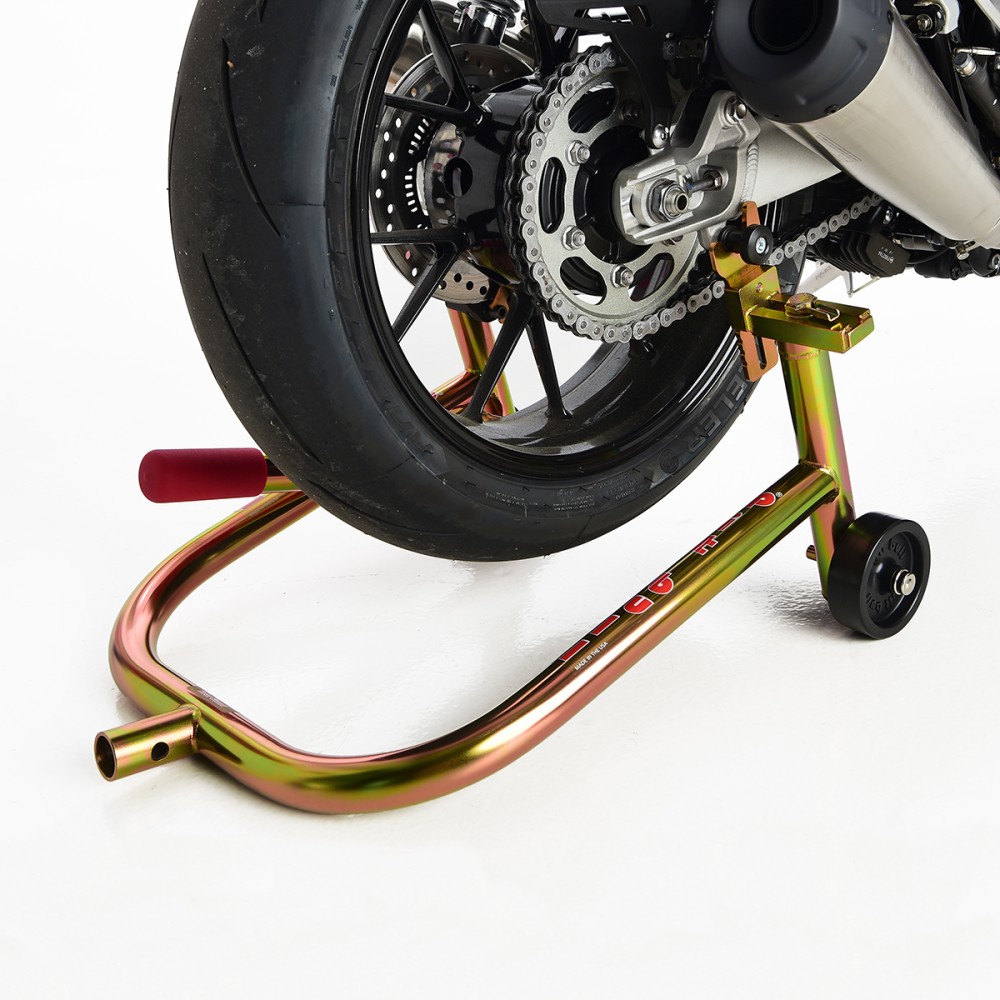 Pit Bull - Fully Adjustable Rear, Motorcycle Rear Stand - Spooled